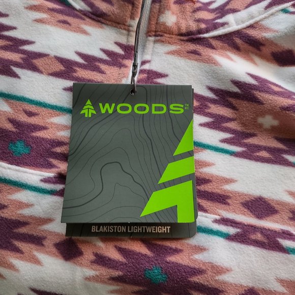 NWT - WOODS Blakiston - Women's Quarter-Zip Microfleece Top - Picture 3 of 4